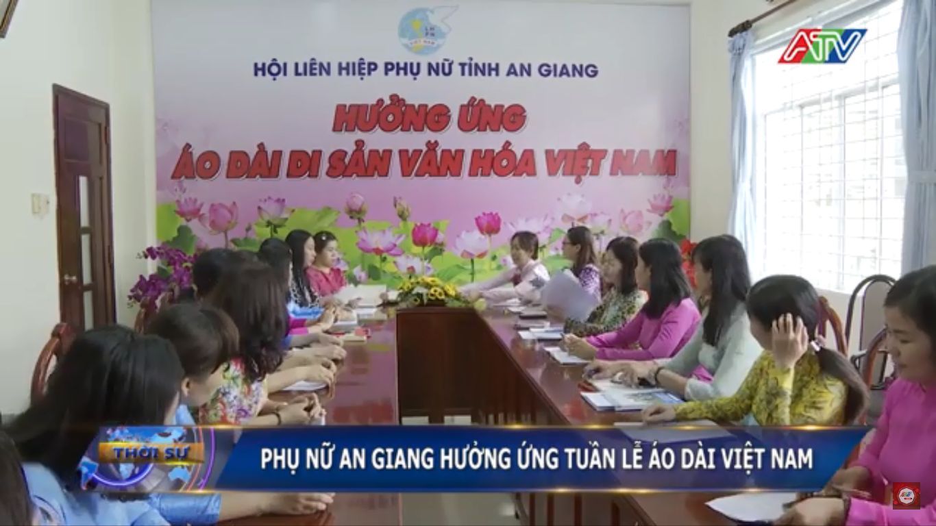 Phụ nữ An Giang hưởng ứng Tuần lễ Áo dài Việt Nam